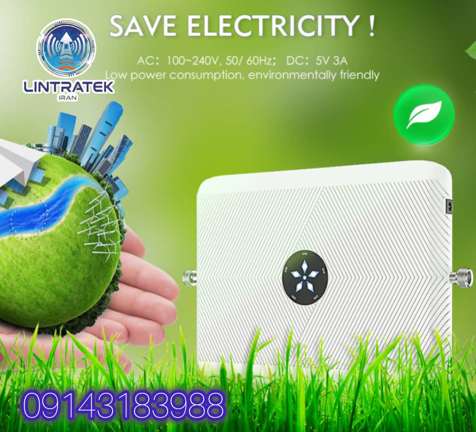 تقویت‌کننده آنتن موبایل اورجینال Lintratek KW18P پنج‌باند |...